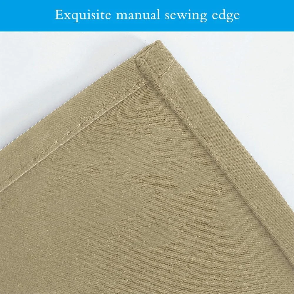 پرده های خاموشی JZS دو پنل رنگ ثابت عایق حرارتی پرده های خاموشی پنجره برای اتاق خواب و اتاق نشیمن (بژ، 140x240 سانتی متر) پرده های خاموشی JZS دو پنل رنگ ثابت عایق حرارتی پرده های خاموشی پنجره برای اتاق خواب و اتاق نشیمن (بژ، 140x240 سانتی متر)