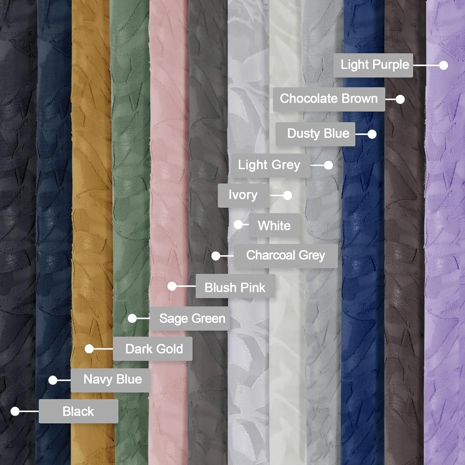 پرده های حریر طلایی تیره Lecloud Leia، طول 244 سانتی متر، 2 عدد، پرده های بافت دار برگ دار ژاکارد برای پنجره های فرانسوی با جیب میله ای، پرده های اتاق نشیمن و اتاق خواب به سبک خانه های روستایی، عرض 101.6 سانتی متر در طول 244 سانتی متر پرده های حریر طلایی تیره Lecloud Leia، طول 244 سانتی متر، 2 عدد، پرده های بافت دار برگ دار ژاکارد برای پنجره های فرانسوی با جیب میله ای، پرده های اتاق نشیمن و اتاق خواب به سبک خانه های روستایی، عرض 101.6 سانتی متر در طول 244 سانتی متر