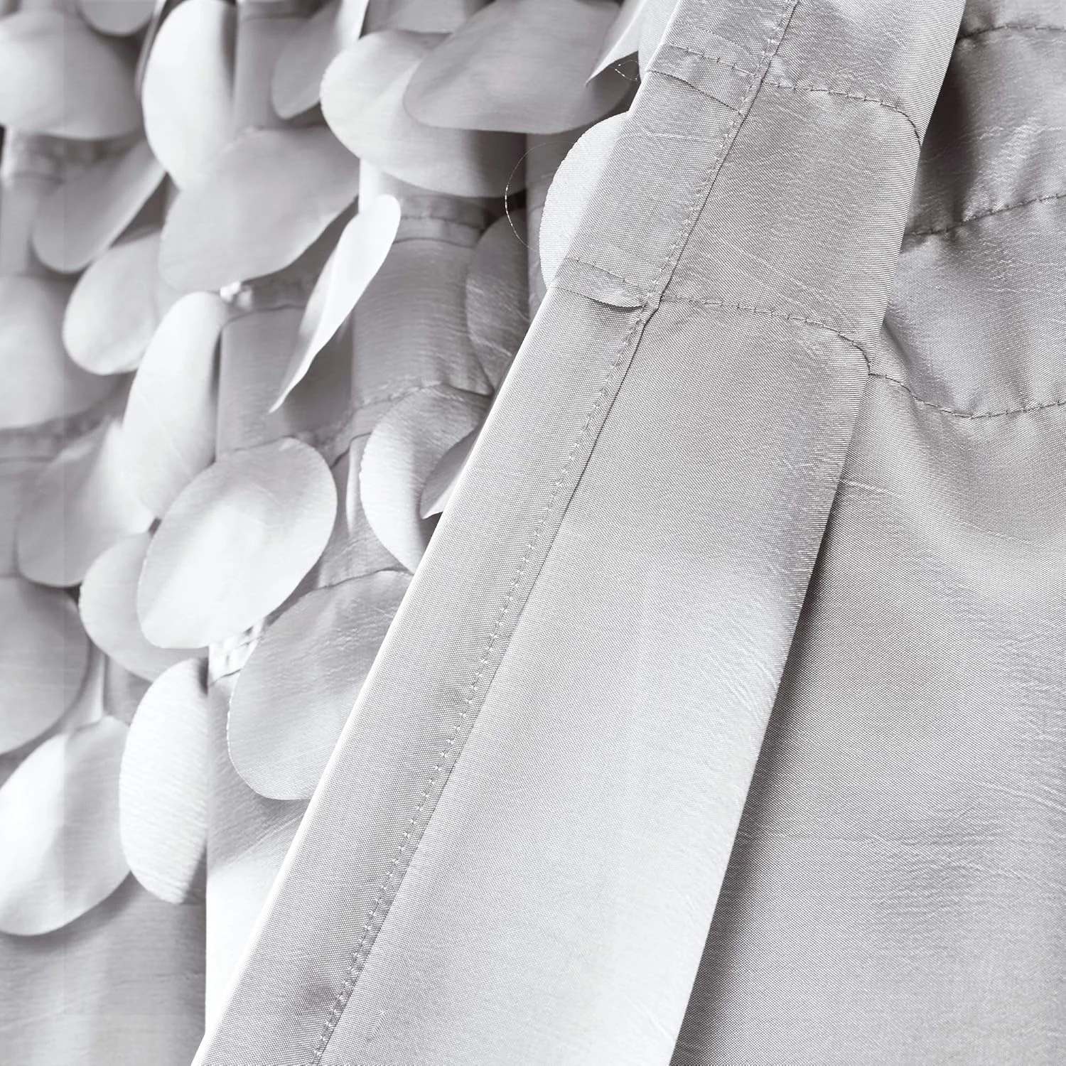 ست پنل پرده پنجره طرح دایره ای لاش دکور مناسب اتاق نشیمن، ناهارخوری، اتاق خواب (جفت)، عرض 137 سانتی متر در طول 213 سانتی متر، خاکستری روشن ست پنل پرده پنجره طرح دایره ای لاش دکور مناسب اتاق نشیمن، ناهارخوری، اتاق خواب (جفت)، عرض 137 سانتی متر در طول 213 سانتی متر، خاکستری روشن