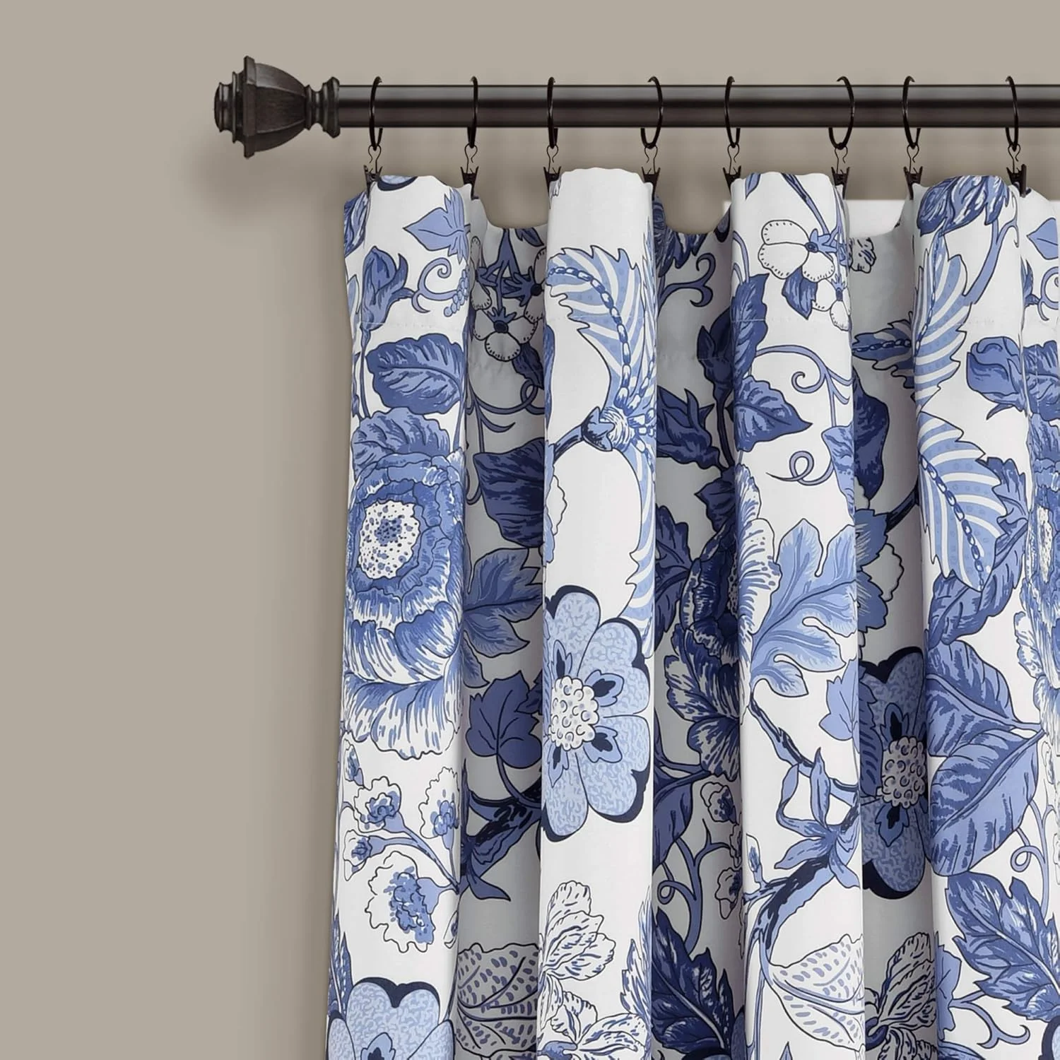 پرده های سیدنی سرمه ای سفید لاش دکور | ست پرده پنجره تاریک کننده اتاق طرح باغ گل برای اتاق نشیمن، ناهارخوری، اتاق خواب، طول بلند x عرض 52 اینچ، جفت پنل 84 اینچی پرده های سیدنی سرمه ای سفید لاش دکور | ست پرده پنجره تاریک کننده اتاق طرح باغ گل برای اتاق نشیمن، ناهارخوری، اتاق خواب، طول بلند x عرض 52 اینچ، جفت پنل 84 اینچی