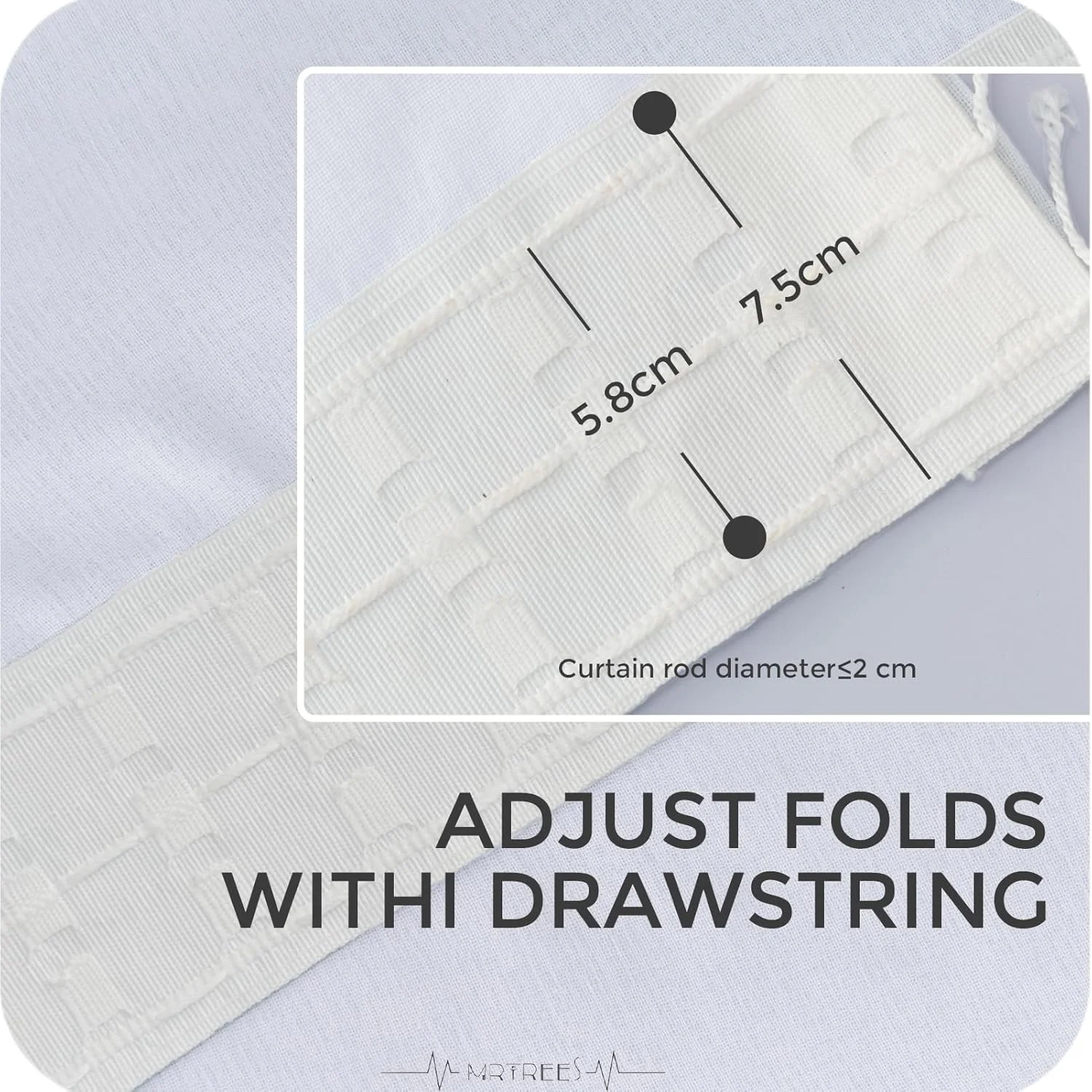 پرده های چین دار MRTREES، کوتاه، پرده، سفید، شفاف، 150 x 200 سانتی متر (ارتفاع x عرض)، پرده های بند دار، ست 1 عددی، پرده های طرح کتان برای اتاق نشیمن، اتاق خواب پرده های چین دار MRTREES، کوتاه، پرده، سفید، شفاف، 150 x 200 سانتی متر (ارتفاع x عرض)، پرده های بند دار، ست 1 عددی، پرده های طرح کتان برای اتاق نشیمن، اتاق خواب