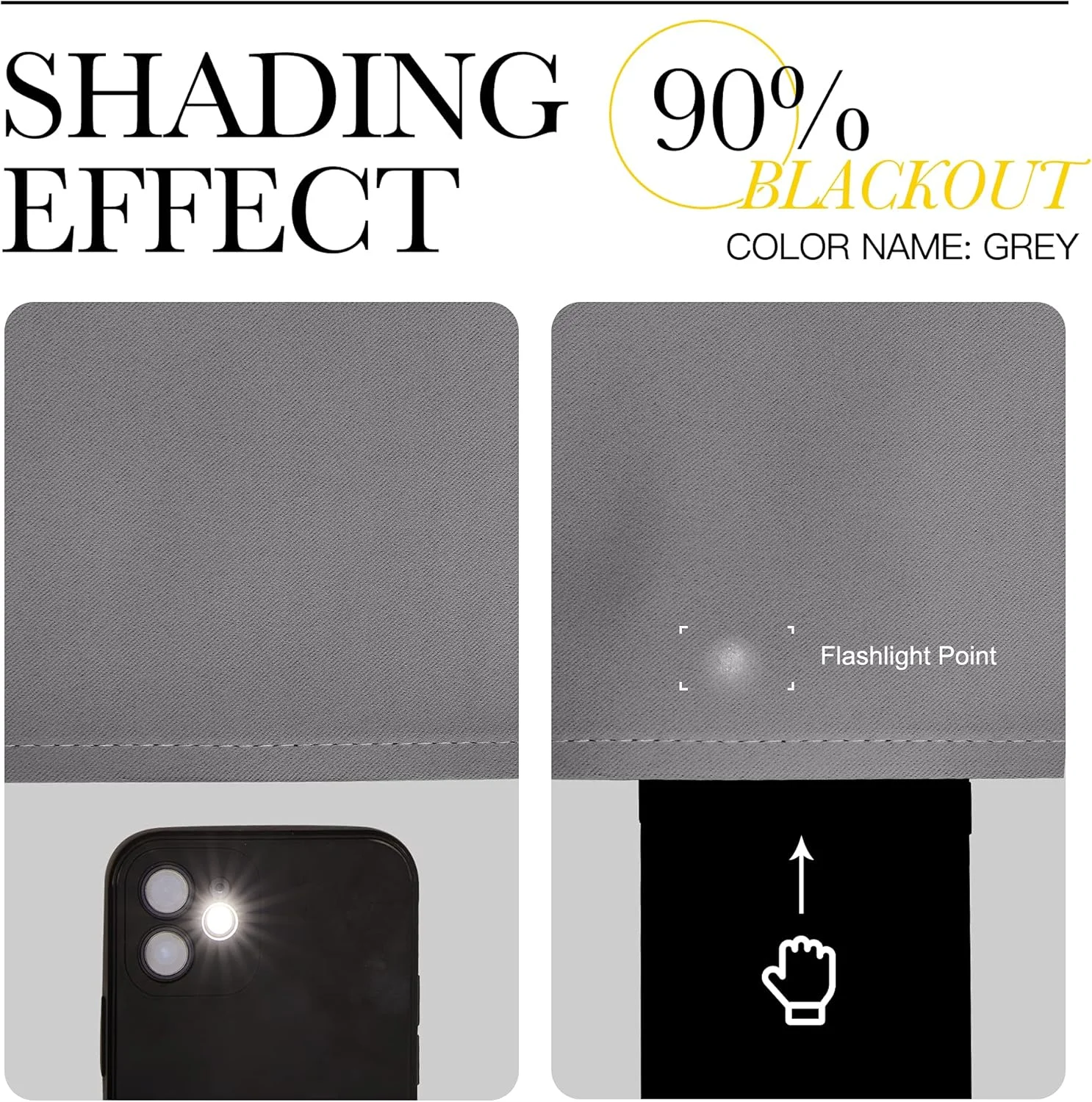 پرده های خاموشی خاکستری NICETOWN برای اتاق خواب 213 سانتی متر طول - پرده ها و والان های حرارتی با حلقه های فلزی، پرده های تاریک کننده اتاق، عایق صدا، مناسب برای اتاق نشیمن (2 عدد، عرض 132 x طول 213، خاکستری) پرده های خاموشی خاکستری NICETOWN برای اتاق خواب 213 سانتی متر طول - پرده ها و والان های حرارتی با حلقه های فلزی، پرده های تاریک کننده اتاق، عایق صدا، مناسب برای اتاق نشیمن (2 عدد، عرض 132 x طول 213، خاکستری)