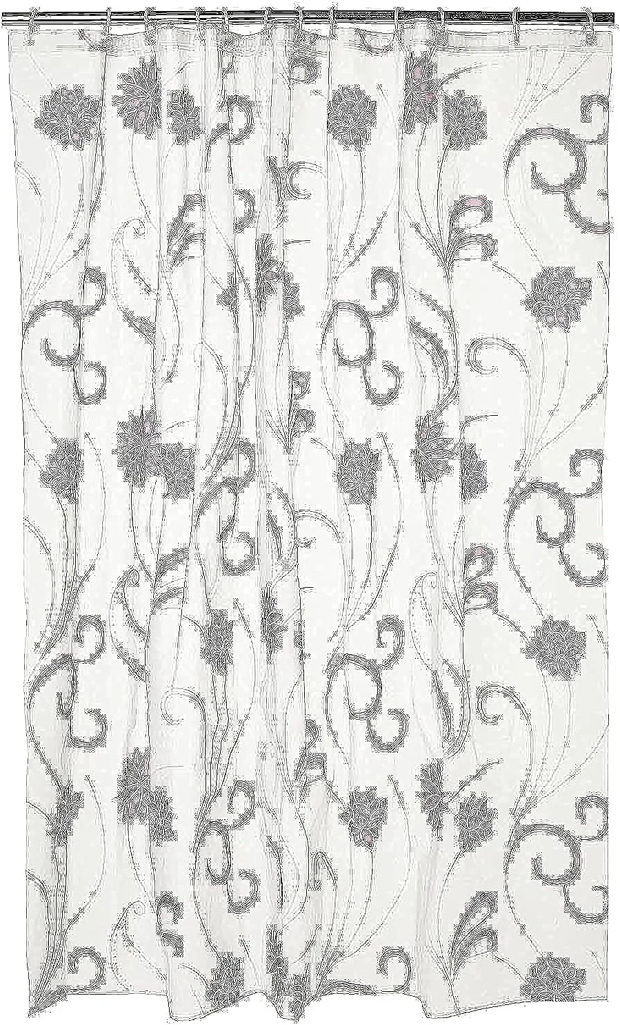 پرده حمام رویال فورد، رنگ متنوع، 180x180 سانتی متر