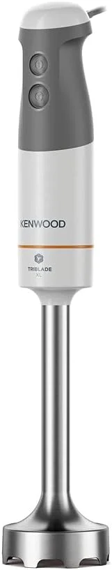 مخلوط کن دستی کنوود Triblade، میکسر با ضد پاشش، اتصال له کن و لیوان پلاستیکی بدون BPA، مدل HBM40.004WH، قابل شستشو در ماشین ظرفشویی، 1000 وات، سفید مخلوط کن دستی کنوود Triblade، میکسر با ضد پاشش، اتصال له کن و لیوان پلاستیکی بدون BPA، مدل HBM40.004WH، قابل شستشو در ماشین ظرفشویی، 1000 وات، سفید