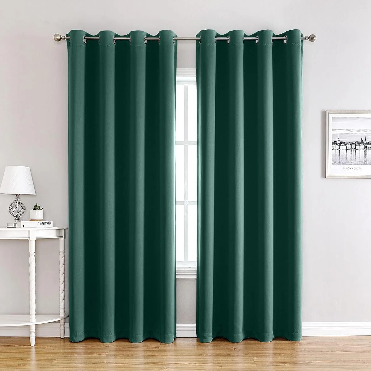 پرده بلک اوت X spring، دو عدد، سبز تیره، 140x240 سانتی متر، عایق حرارتی، پرده های تاریک کننده اتاق، پرده های پنجره مسدود کننده 100% نور برای اتاق خواب، اتاق نشیمن و اتاق کودک پرده بلک اوت X spring، دو عدد، سبز تیره، 140x240 سانتی متر، عایق حرارتی، پرده های تاریک کننده اتاق، پرده های پنجره مسدود کننده 100% نور برای اتاق خواب، اتاق نشیمن و اتاق کودک