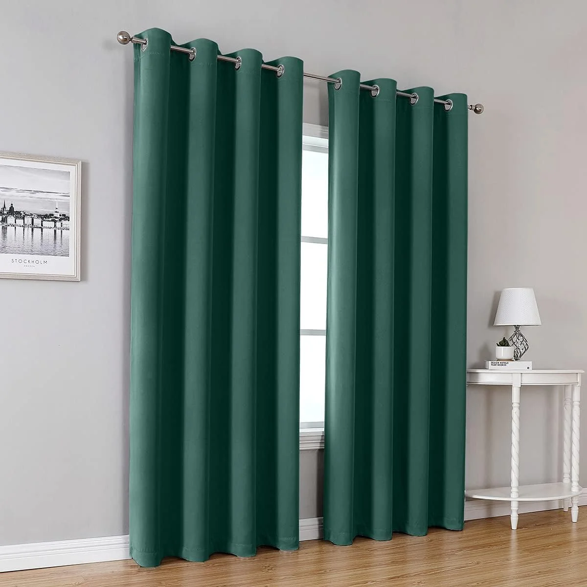 پرده بلک اوت X spring، دو عدد، سبز تیره، 140x240 سانتی متر، عایق حرارتی، پرده های تاریک کننده اتاق، پرده های پنجره مسدود کننده 100% نور برای اتاق خواب، اتاق نشیمن و اتاق کودک پرده بلک اوت X spring، دو عدد، سبز تیره، 140x240 سانتی متر، عایق حرارتی، پرده های تاریک کننده اتاق، پرده های پنجره مسدود کننده 100% نور برای اتاق خواب، اتاق نشیمن و اتاق کودک