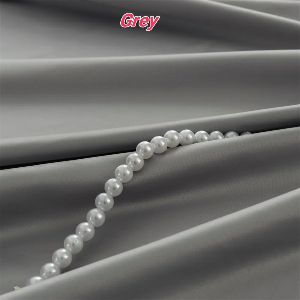 پرده حرارتی سایه کامل THS برای اتاق خواب - 2 تکه (خاکستری تیره، 150 x 270 سانتی متر)