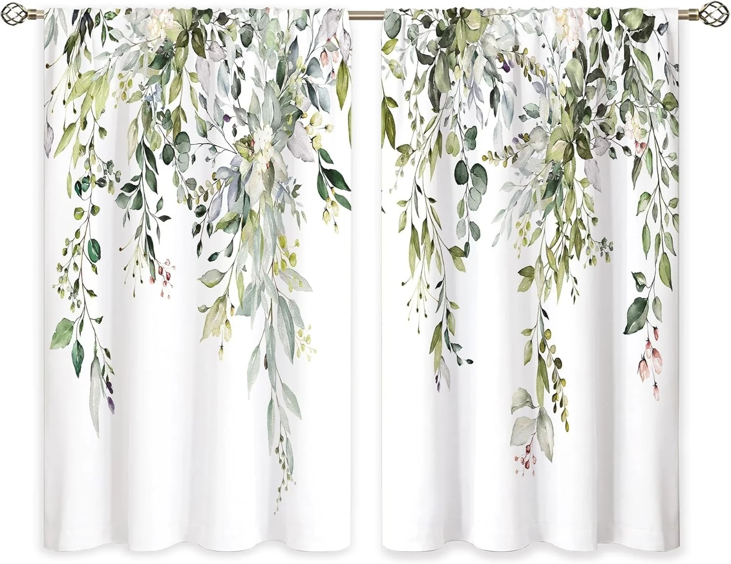 پرده آشپزخانه طرح برگ های گیاه شناسی اکالیپتوس THE WHITE SHOP، مناسب برای بالای سینک، سبک بوهو و روستایی، طرح گل و برگ، پرده کوتاه سبز مریم گلی، اندازه 70x100 سانتی متر (H19) پرده آشپزخانه طرح برگ های گیاه شناسی اکالیپتوس THE WHITE SHOP، مناسب برای بالای سینک، سبک بوهو و روستایی، طرح گل و برگ، پرده کوتاه سبز مریم گلی، اندازه 70x100 سانتی متر (H19)
