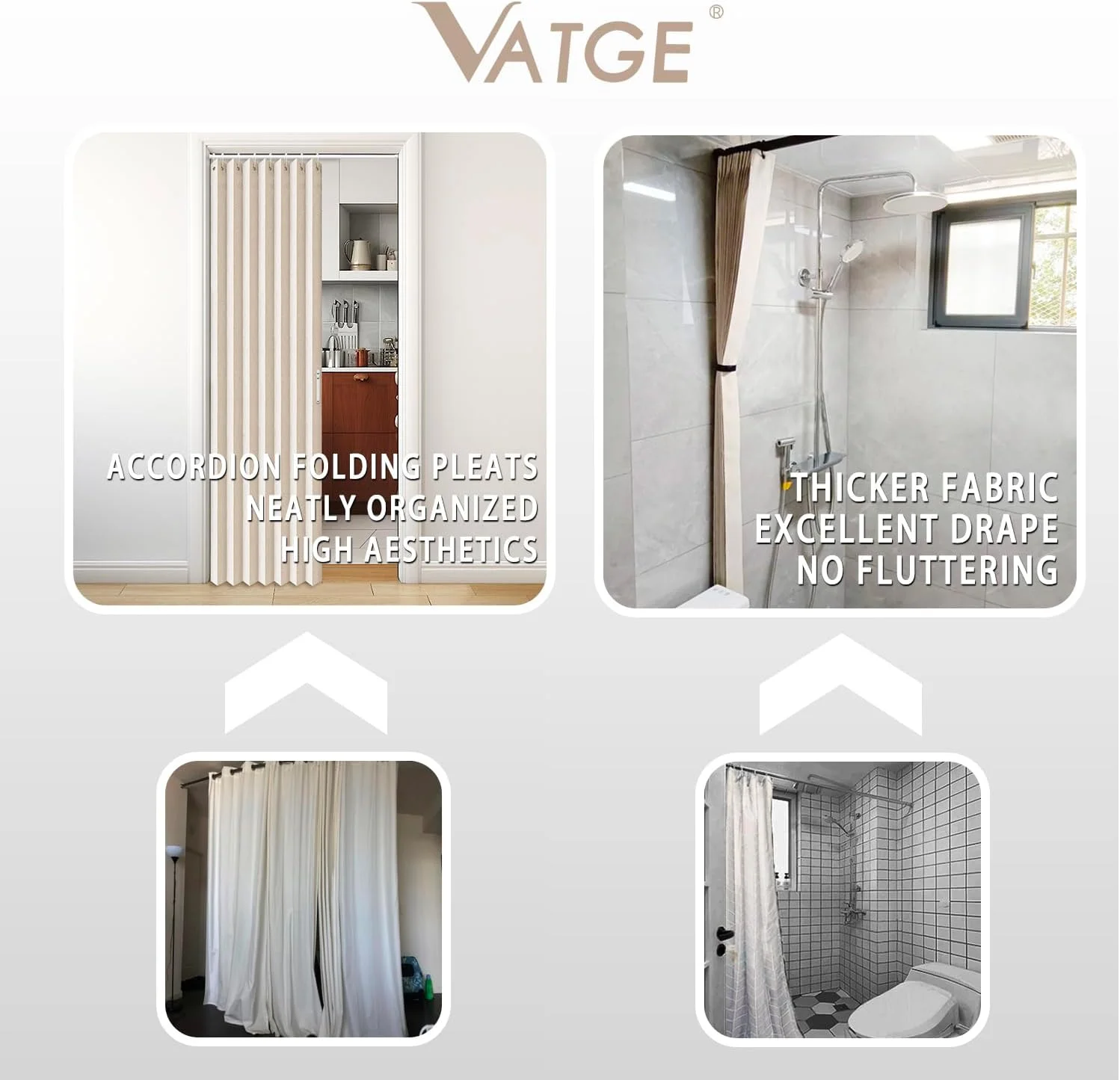 پرده آکاردئونی درب Vatge - پرده درب اتاق لباسشویی، پرده تاشو آکاردئونی برای کابینت های بدون درب، 1 عدد پرده با بند جمع کننده، 132.1 x 198.1 سانتی متر (عرض x طول) بژ پرده آکاردئونی درب Vatge - پرده درب اتاق لباسشویی، پرده تاشو آکاردئونی برای کابینت های بدون درب، 1 عدد پرده با بند جمع کننده، 132.1 x 198.1 سانتی متر (عرض x طول) بژ