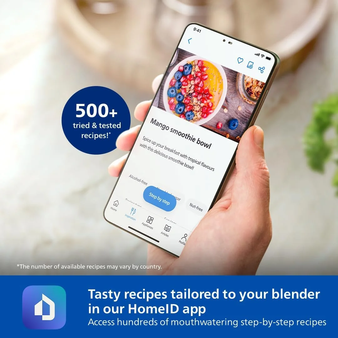 مخلوط کن فیلیپس سری 5000 - مخلوط کن شخصی، 800 وات، ظرفیت 700 میلی لیتر + 500 میلی لیتر، 1 سرعت + پالس، جمع و جور، نقره ای - HR2765/00 مخلوط کن فیلیپس سری 5000 - مخلوط کن شخصی، 800 وات، ظرفیت 700 میلی لیتر + 500 میلی لیتر، 1 سرعت + پالس، جمع و جور، نقره ای - HR2765/00