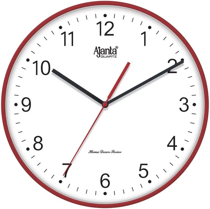 ساعت دیواری آجانتا - سری دکوراسیون منزل - 1187 - قرمز ساعت دیواری آجانتا - سری دکوراسیون منزل - 1187 - قرمز
