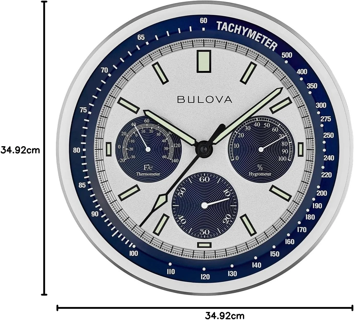 ساعت دیواری مدرن تکنیکال بولووا لونار پایلوت ساعت دیواری مدرن تکنیکال بولووا لونار پایلوت