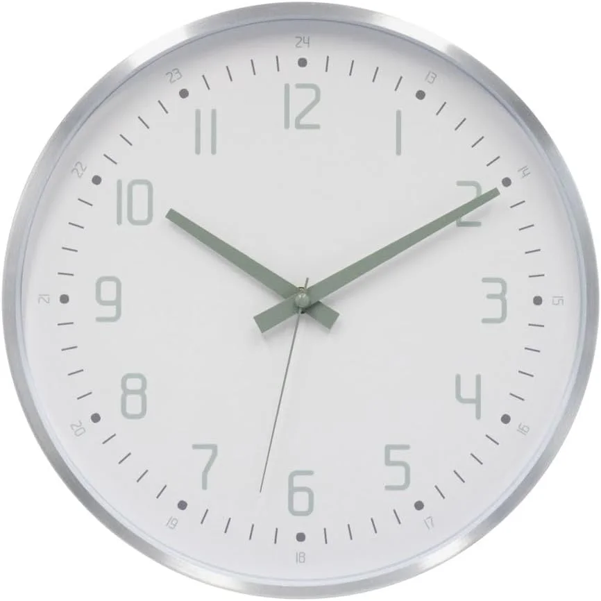 ساعت دیواری کمبریج آلوم بایتس، سفید نعنایی با صفحه سه بعدی - ساعت کوارتز مدرن و بی صدا، طراحی مینیمالیستی شیک برای دکوراسیون دیوار اتاق نشیمن، آشپزخانه، دفتر و منزل، ابعاد L30.5 x W4.2 X H30.5 سانتی متر ساعت دیواری کمبریج آلوم بایتس، سفید نعنایی با صفحه سه بعدی - ساعت کوارتز مدرن و بی صدا، طراحی مینیمالیستی شیک برای دکوراسیون دیوار اتاق نشیمن، آشپزخانه، دفتر و منزل، ابعاد L30.5 x W4.2 X H30.5 سانتی متر