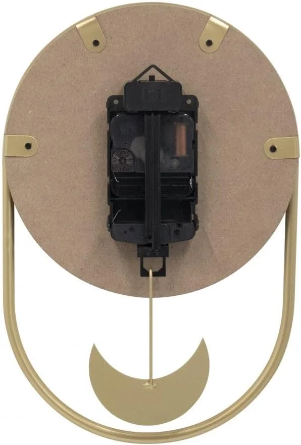 ساعت دیواری پاندولی فلزی کمبریج - ساعت تزئینی شیک به سبک وینتیج با پاندول متحرک، ایده آل برای اتاق نشیمن، دفتر کار و دکوراسیون کلاسیک منزل L20 x W3.8 x H31 سانتی متر ساعت دیواری پاندولی فلزی کمبریج - ساعت تزئینی شیک به سبک وینتیج با پاندول متحرک، ایده آل برای اتاق نشیمن، دفتر کار و دکوراسیون کلاسیک منزل L20 x W3.8 x H31 سانتی متر