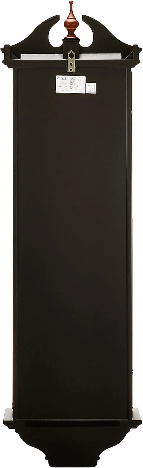 ساعت دیواری پاندولی کوارتز ریتم (RHYTHM) مدل 4MJ742RH06 آنالوگ کارولین R [ساعت چکش کاری شده اصل] ساخت ژاپن، چوب قهوه ای (پرداخت سطح چوب قهوه ای تیره) 99.7 × 29.8 × 14.4 سانتی متر