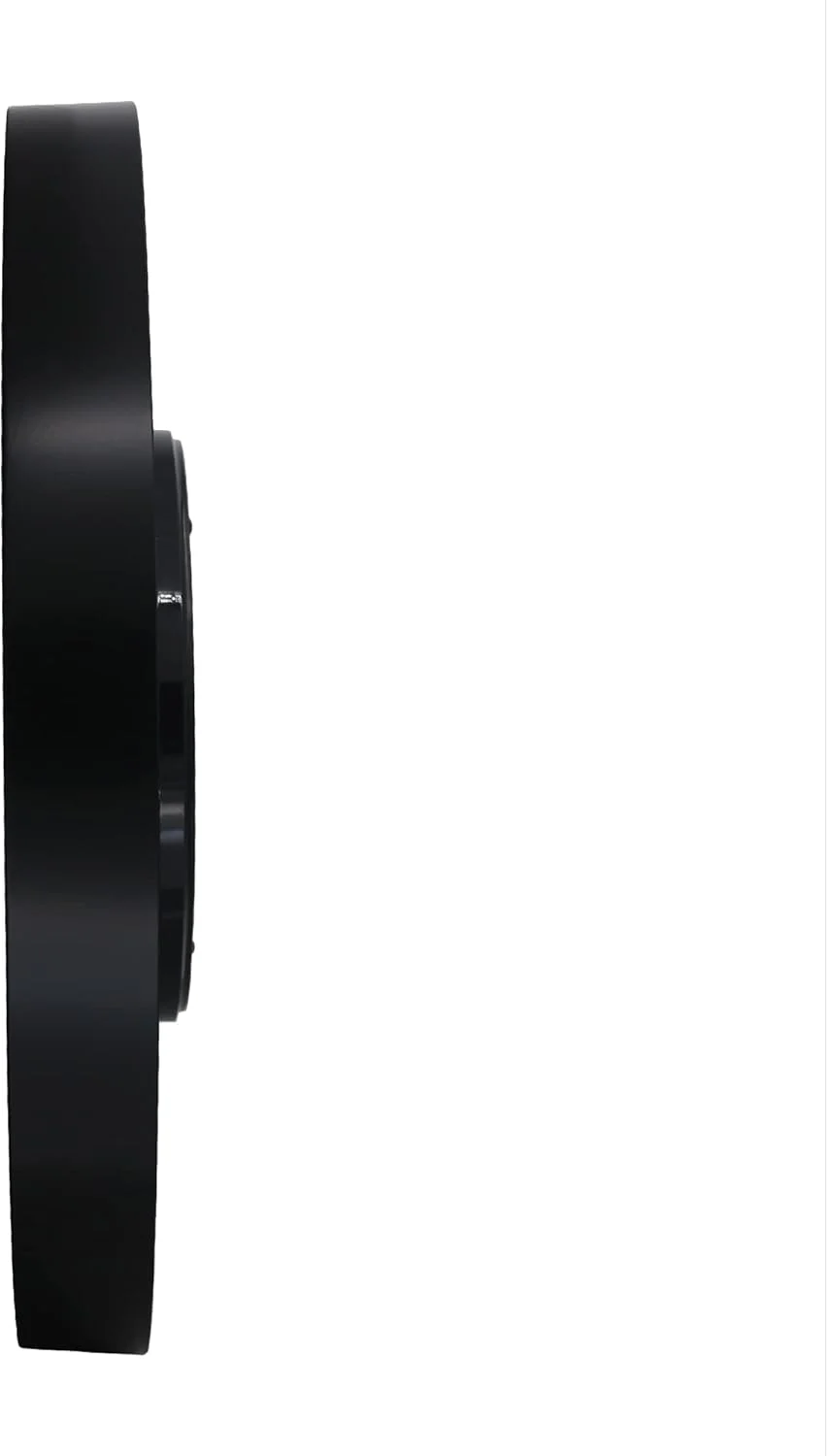 ساعت دیواری سیکو مدل QXA791J، طراحی شیک و گرد، عقربه ای شب تاب، مناسب اتاق نشیمن، اتاق خواب، دکوراسیون منزل و هدیه (سایز: 30X4.5X30 سانتی متر | رنگ: مشکی | وزن: 950 گرم)