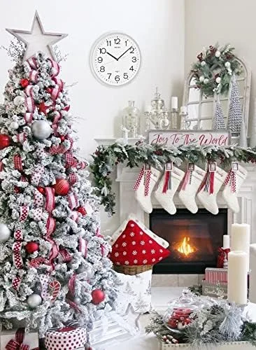 ساعت دیواری شماره دار کلاسیک 14 اینچی سیکو، نقره ای ساعت دیواری شماره دار کلاسیک 14 اینچی سیکو، نقره ای