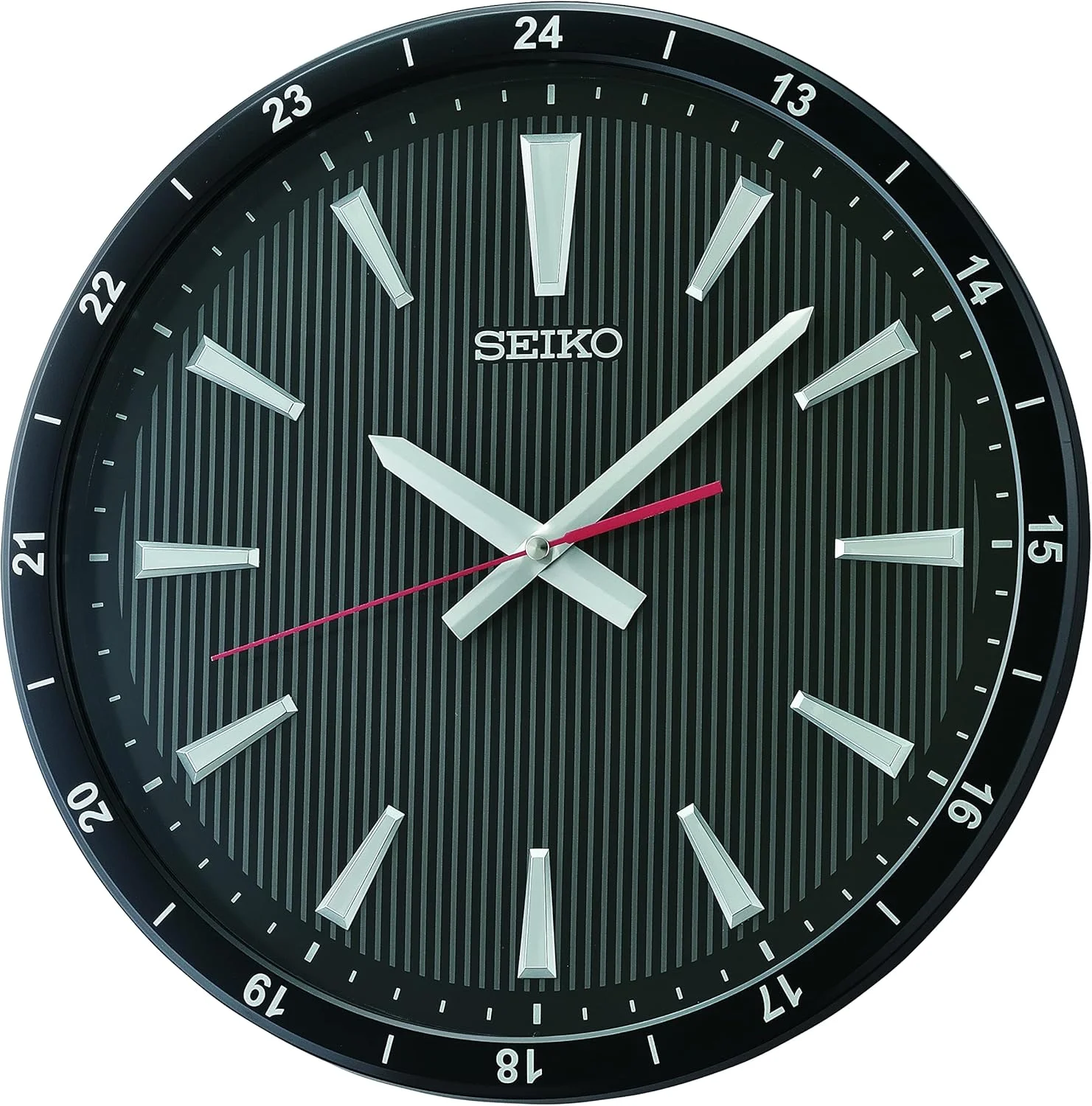 ساعت دیواری سیکو مدل Kao، 35 سانتی متری، مشکی