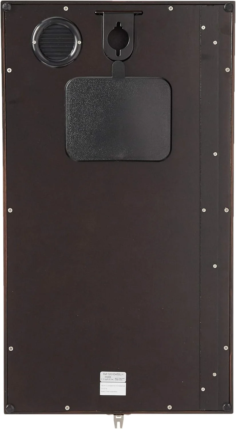 ساعت دیواری چوبی تیره مدرن سیکو با پاندول و زنگ دوگانه ساعت دیواری چوبی تیره مدرن سیکو با پاندول و زنگ دوگانه