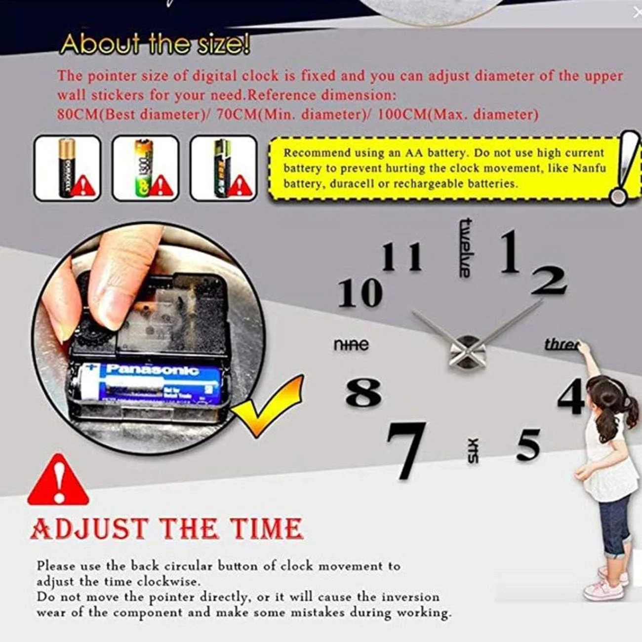 ساعت دیواری DIY برند SKEIDO، استیکرهای آینه ای سه بعدی، ساعت دیواری بزرگ بدون قاب، طراحی مدرن، ساعت بزرگ بی صدا برای خانه/دفتر/مدرسه، دکوراسیون ساعت با اعداد، هدیه ساعت دیواری DIY برند SKEIDO، استیکرهای آینه ای سه بعدی، ساعت دیواری بزرگ بدون قاب، طراحی مدرن، ساعت بزرگ بی صدا برای خانه/دفتر/مدرسه، دکوراسیون ساعت با اعداد، هدیه