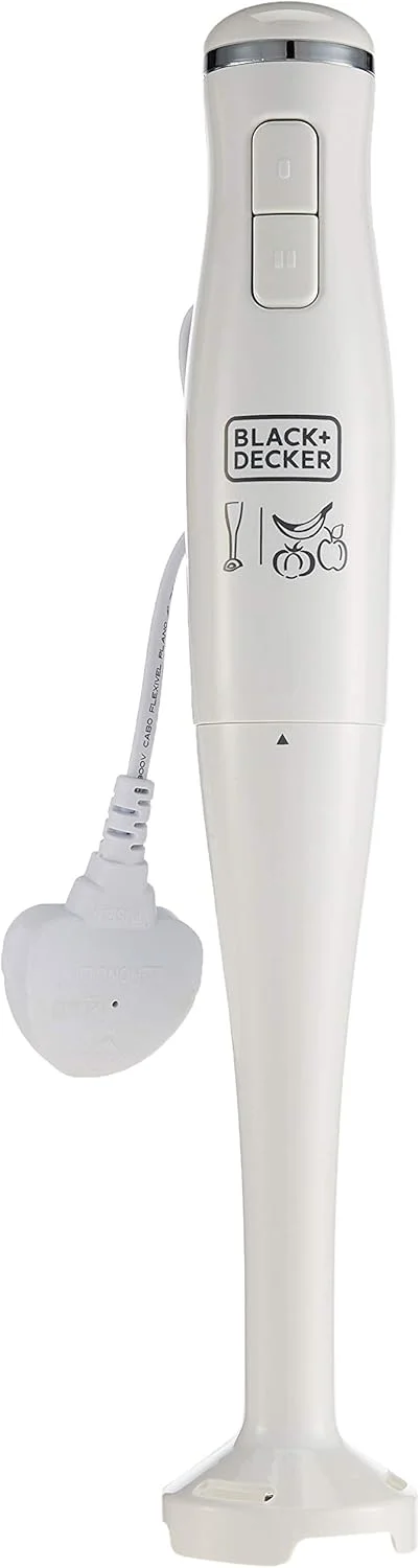 مخلوط کن میله ای 300 وات بلک اند دکر، سفید - Sb2500-B5 مخلوط کن میله ای 300 وات بلک اند دکر، سفید - Sb2500-B5