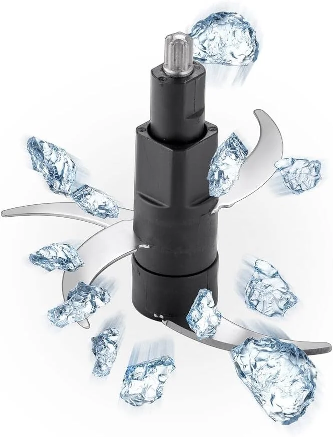 خردکن و آسیاب شیشه ای چند منظوره BLACK+DECKER، 400 وات، کاسه XXL 1.2 لیتری، سیستم 4 تیغه، سرعت پالس برای دقت، خرد کردن یخ، طراحی مشکی جمع و جور و شیک، تمیز کردن آسان، مشکی - GC400-B5 خردکن و آسیاب شیشه ای چند منظوره BLACK+DECKER، 400 وات، کاسه XXL 1.2 لیتری، سیستم 4 تیغه، سرعت پالس برای دقت، خرد کردن یخ، طراحی مشکی جمع و جور و شیک، تمیز کردن آسان، مشکی - GC400-B5