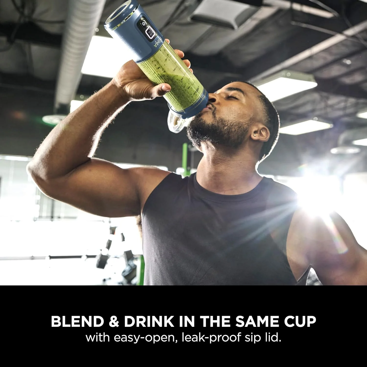 مخلوط کن قابل حمل نینجا بلاست، 530 میلی لیتر، درب ضد نشت و دهانه نوشیدنی، قابل شارژ، مناسب برای اسموتی های قابل حمل، شیک های پروتئینی، مخلوط کردن یخ و میوه های یخ زده، آبی جین، BC151MENV، 2 سال گارانتی مخلوط کن قابل حمل نینجا بلاست، 530 میلی لیتر، درب ضد نشت و دهانه نوشیدنی، قابل شارژ، مناسب برای اسموتی های قابل حمل، شیک های پروتئینی، مخلوط کردن یخ و میوه های یخ زده، آبی جین، BC151MENV، 2 سال گارانتی