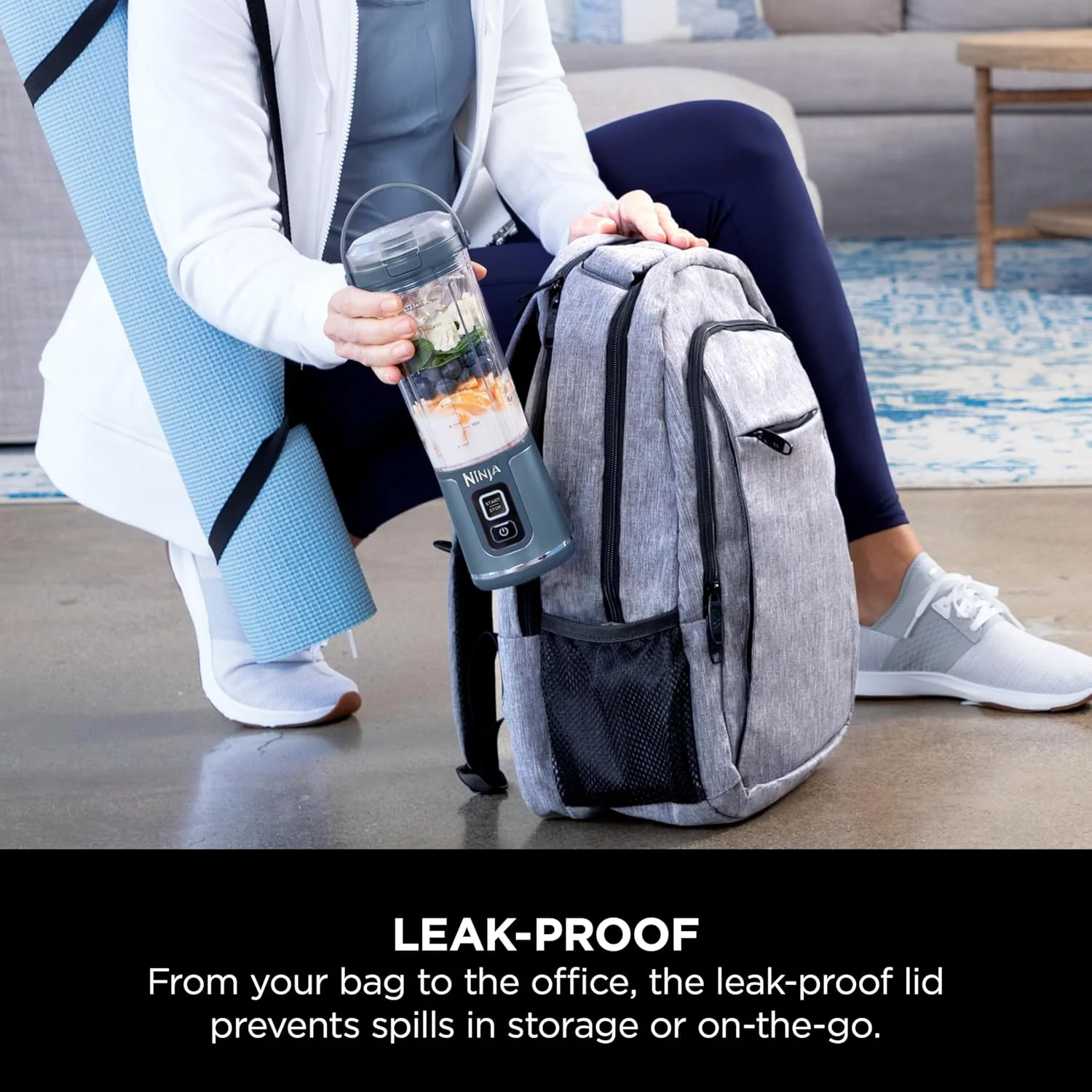 مخلوط کن قابل حمل نینجا بلاست، 530 میلی لیتر، درب ضد نشت و دهانه نوشیدنی، قابل شارژ، مناسب برای اسموتی های قابل حمل، شیک های پروتئینی، مخلوط کردن یخ و میوه های یخ زده، آبی جین، BC151MENV، 2 سال گارانتی مخلوط کن قابل حمل نینجا بلاست، 530 میلی لیتر، درب ضد نشت و دهانه نوشیدنی، قابل شارژ، مناسب برای اسموتی های قابل حمل، شیک های پروتئینی، مخلوط کردن یخ و میوه های یخ زده، آبی جین، BC151MENV، 2 سال گارانتی