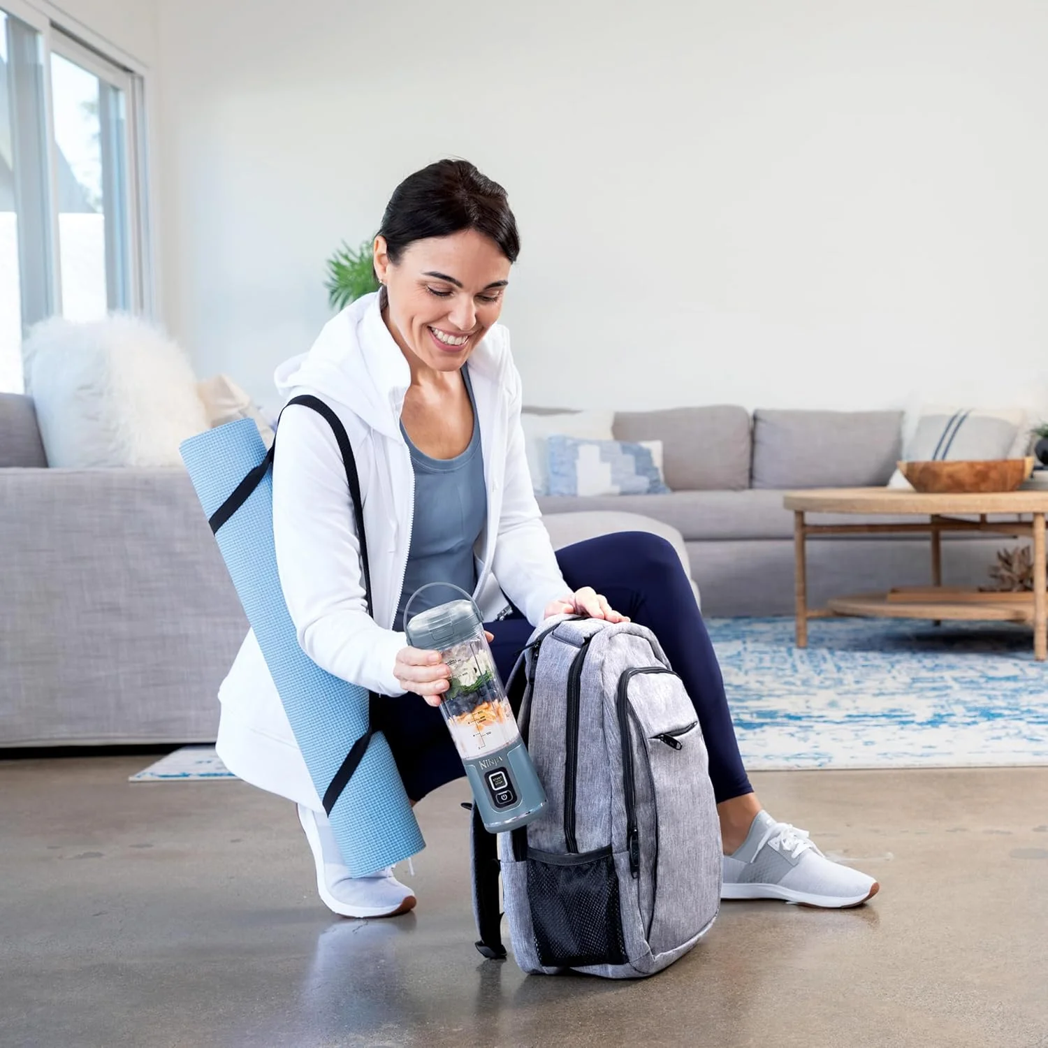 مخلوط کن قابل حمل نینجا بلاست BC151EUNV / مخلوط کن / اسموتی ساز، لیوان 530 میلی لیتری، درب ضد نشت، میکسر کوچک قدرتمند، بی سیم و قابل شارژ، خرد کردن یخ و میوه، آبی مخلوط کن قابل حمل نینجا بلاست BC151EUNV / مخلوط کن / اسموتی ساز، لیوان 530 میلی لیتری، درب ضد نشت، میکسر کوچک قدرتمند، بی سیم و قابل شارژ، خرد کردن یخ و میوه، آبی