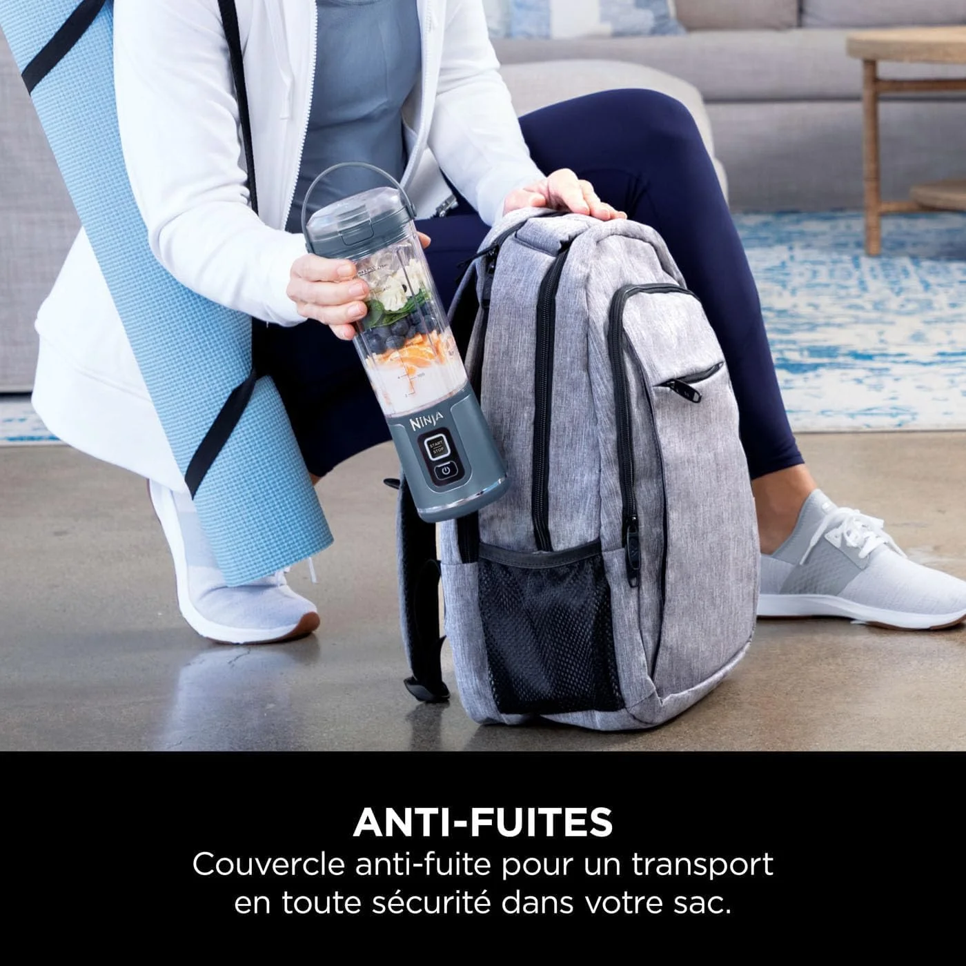 مخلوط کن قابل حمل نینجا بلاست، 530 میلی لیتر، درب ضد نشت و دهانه نوشیدنی، مخلوط کن کوچک بی سیم قدرتمند، قابل شارژ، اسموتی های قابل حمل، شیک های پروتئینی، مخلوط کردن یخ و میوه های یخ زده، آبی جین، BC151UKNV مخلوط کن قابل حمل نینجا بلاست، 530 میلی لیتر، درب ضد نشت و دهانه نوشیدنی، مخلوط کن کوچک بی سیم قدرتمند، قابل شارژ، اسموتی های قابل حمل، شیک های پروتئینی، مخلوط کردن یخ و میوه های یخ زده، آبی جین، BC151UKNV