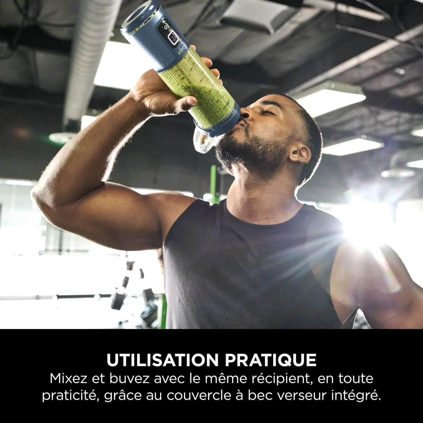 مخلوط کن قابل حمل نینجا بلاست، 530 میلی لیتر، درب ضد نشت و دهانه نوشیدنی، مخلوط کن کوچک بی سیم قدرتمند، قابل شارژ، اسموتی های قابل حمل، شیک های پروتئینی، مخلوط کردن یخ و میوه های یخ زده، آبی جین، BC151UKNV مخلوط کن قابل حمل نینجا بلاست، 530 میلی لیتر، درب ضد نشت و دهانه نوشیدنی، مخلوط کن کوچک بی سیم قدرتمند، قابل شارژ، اسموتی های قابل حمل، شیک های پروتئینی، مخلوط کردن یخ و میوه های یخ زده، آبی جین، BC151UKNV