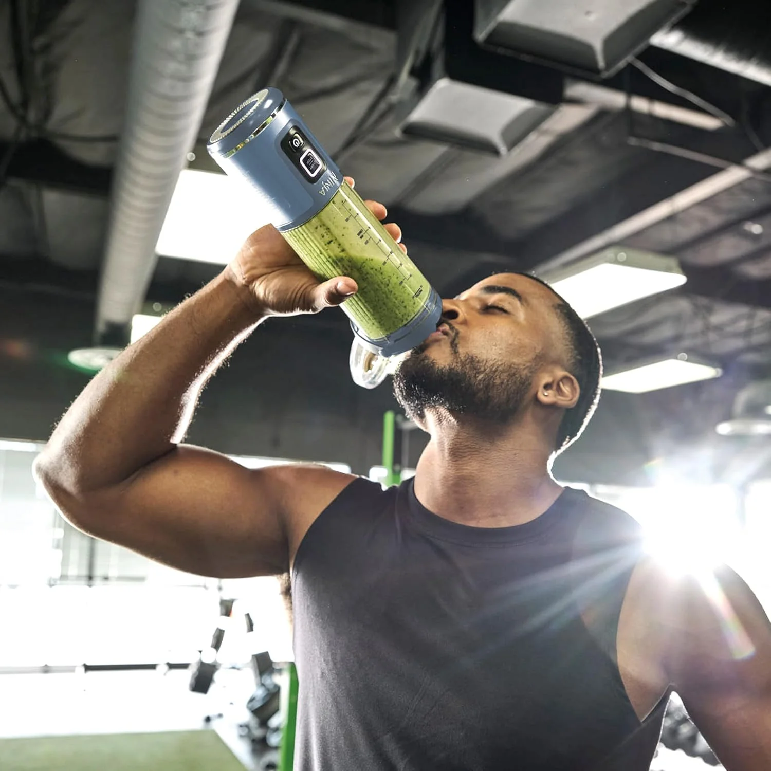 مخلوط کن قابل حمل نینجا بلاست BC151EUNV / مخلوط کن / اسموتی ساز، لیوان 530 میلی لیتری، درب ضد نشت، میکسر کوچک قدرتمند، بی سیم و قابل شارژ، خرد کردن یخ و میوه، آبی مخلوط کن قابل حمل نینجا بلاست BC151EUNV / مخلوط کن / اسموتی ساز، لیوان 530 میلی لیتری، درب ضد نشت، میکسر کوچک قدرتمند، بی سیم و قابل شارژ، خرد کردن یخ و میوه، آبی