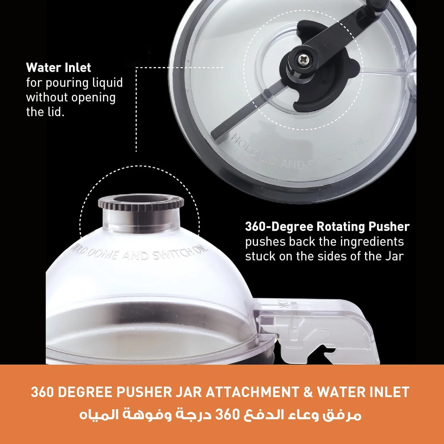 مخلوط کن آسیاب قدرتمند 2000 وات پاناسونیک با قفل ایمنی دوبل و 3 پارچ چند منظوره - MX-AE365