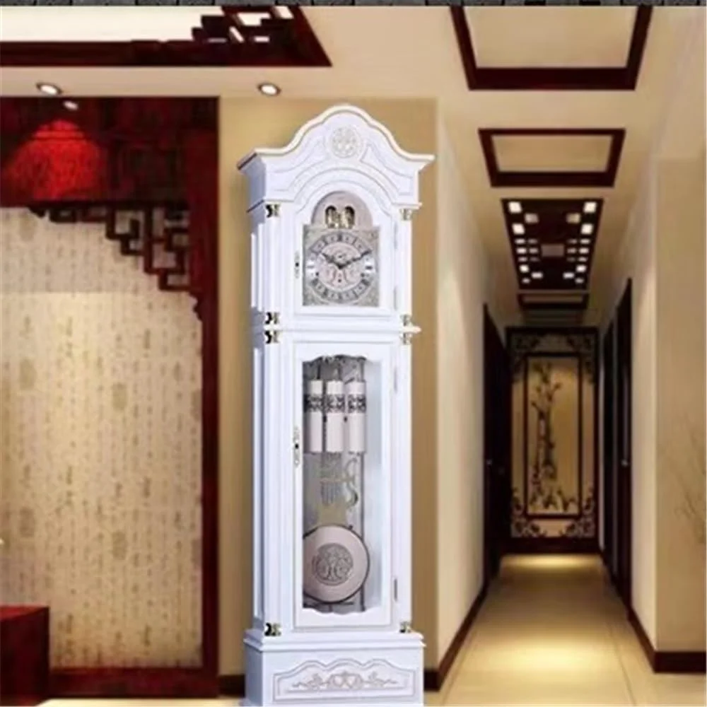 ساعت ایستاده کلاسیک Hhmmei2024-23 برای اتاق نشیمن، ساعت اروپایی بی صدا و خلاقانه، دکوراسیون کابینت دکور خانه