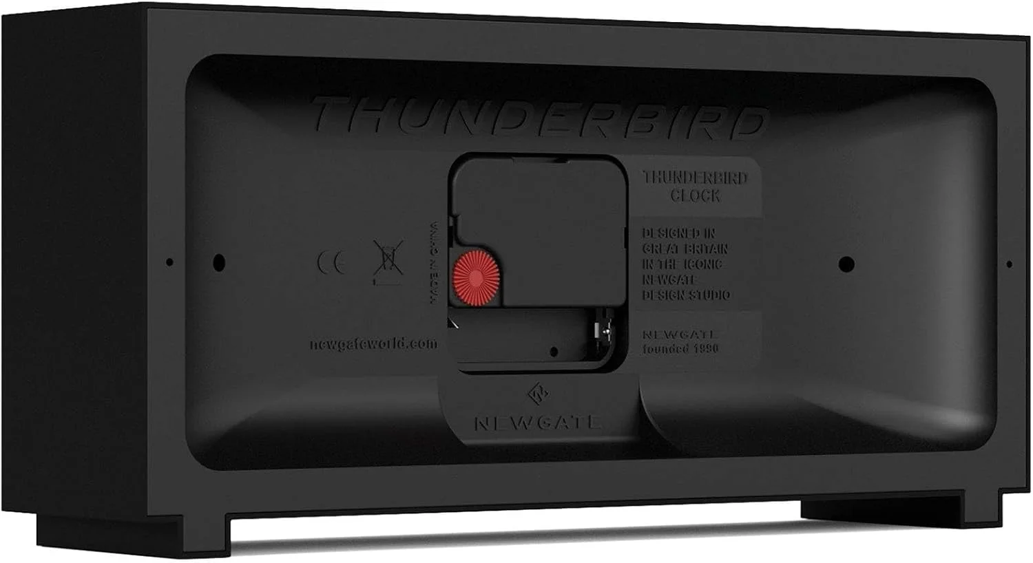 ساعت رومیزی نیوگیت مدل Thunderbird | طراحی مستطیلی معاصر و یکپارچهسازی با سیستمعامل | مشکی | سبک مدرن اواسط قرن برای میز، شومینه، روی میز یا قفسه ساعت رومیزی نیوگیت مدل Thunderbird | طراحی مستطیلی معاصر و یکپارچهسازی با سیستمعامل | مشکی | سبک مدرن اواسط قرن برای میز، شومینه، روی میز یا قفسه