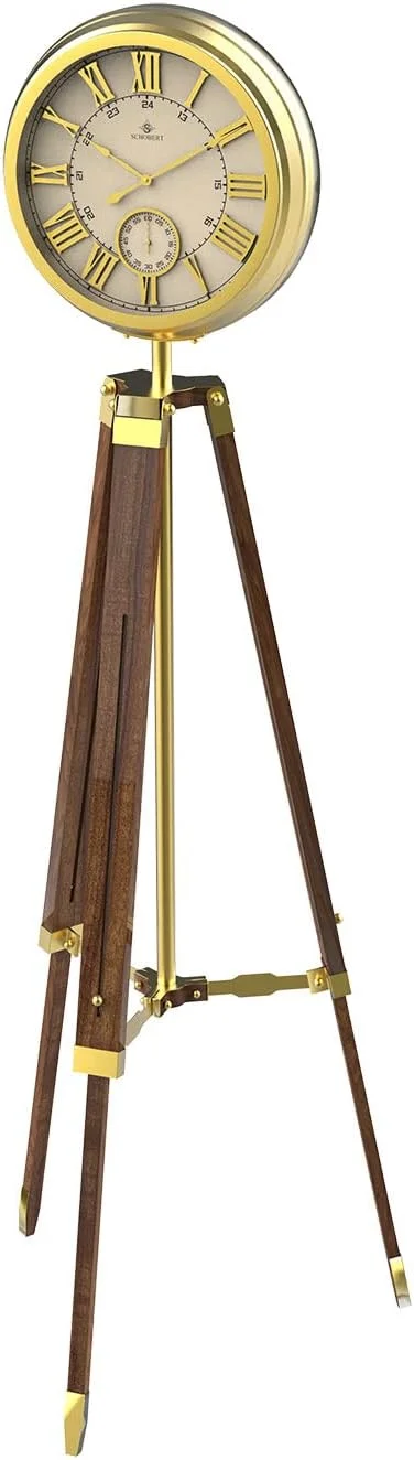 ساعت ایستاده چوبی و فلزی شوبرت مدل 6680G