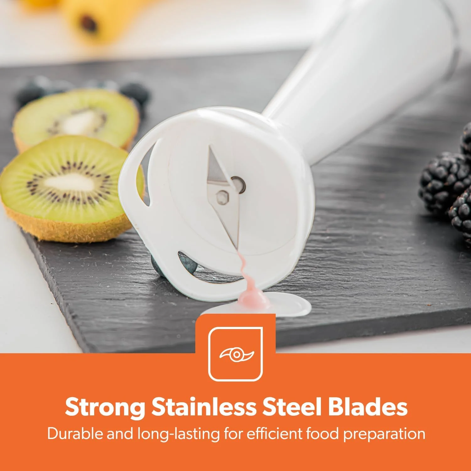 مخلوط کن دستی جیپاس، 2 سرعت، تیغه استیل ضد زنگ، GHB5467 | مخلوط کن دستی غوطه وری مجموعه غذا با میله جداشدنی | ایده آل برای اسموتی ها، شیک ها، آسیاب کردن مواد و میوه ها