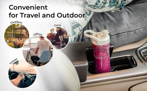 مخلوط کن شخصی Geepas مدل GSB44113 - موتور قدرتمند 300 واتی با 2 بطری تریتان بدون BPA، 600 میلی لیتر / بطری های شفاف و نشکن / ایده آل برای تهیه اسموتی، شیک پروتئین / 2 سال گارانتی مخلوط کن شخصی Geepas مدل GSB44113 - موتور قدرتمند 300 واتی با 2 بطری تریتان بدون BPA، 600 میلی لیتر / بطری های شفاف و نشکن / ایده آل برای تهیه اسموتی، شیک پروتئین / 2 سال گارانتی