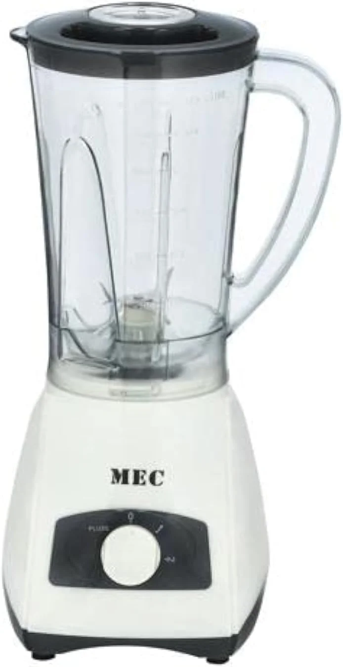 مخلوط کن 2 در 1 Geepas، 350 وات، پارچ مخلوط کن پلاستیکی 1.5 لیتری، MEC2000 | 2 سرعت با کنترل پالس | محافظت در برابر گرمای بیش از حد | پایه های لاستیکی ضد لغزش | خردکن، آسیاب قهوه و اسموتی ساز