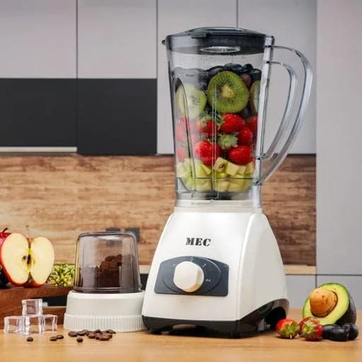 مخلوط کن 2 در 1 Geepas، 350 وات، پارچ مخلوط کن پلاستیکی 1.5 لیتری، MEC2000 | 2 سرعت با کنترل پالس | محافظت در برابر گرمای بیش از حد | پایه های لاستیکی ضد لغزش | خردکن، آسیاب قهوه و اسموتی ساز مخلوط کن 2 در 1 Geepas، 350 وات، پارچ مخلوط کن پلاستیکی 1.5 لیتری، MEC2000 | 2 سرعت با کنترل پالس | محافظت در برابر گرمای بیش از حد | پایه های لاستیکی ضد لغزش | خردکن، آسیاب قهوه و اسموتی ساز