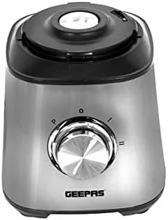 مخلوط کن فوق العاده Geepas مدل GSB5446N، موتور قدرتمند 600 وات با 2 تنظیم سرعت و پالس، پارچ های شفاف و نشکن با تیغه فولادی ضد زنگ، دارای آسیاب