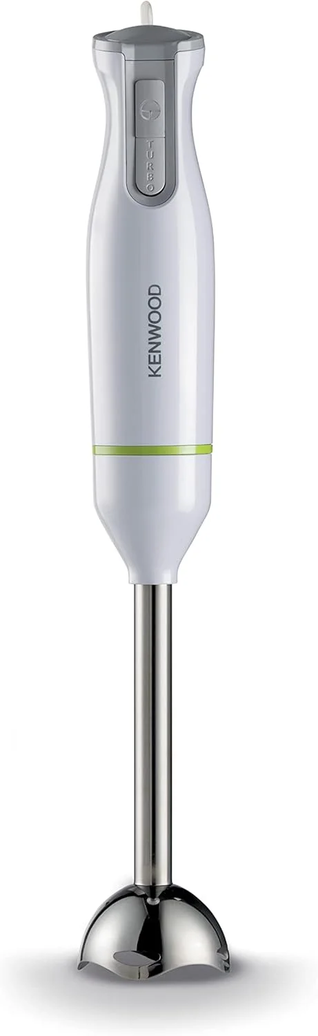 مخلوط کن دستی KENWOOD با میله فلزی 600 وات، دارای لیوان مدرج، عملکرد توربو، قابل جدا شدن برای تمیز کردن آسان مدل HBM02.001WH سفید/نقره ای مخلوط کن دستی KENWOOD با میله فلزی 600 وات، دارای لیوان مدرج، عملکرد توربو، قابل جدا شدن برای تمیز کردن آسان مدل HBM02.001WH سفید/نقره ای