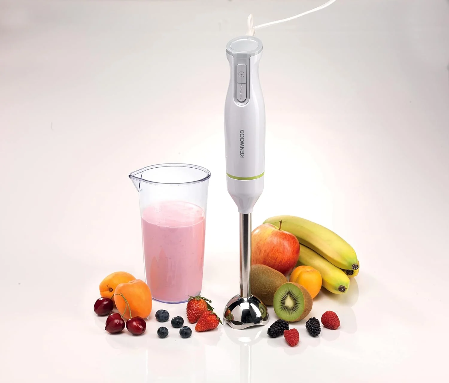 مخلوط کن دستی KENWOOD با میله فلزی 600 وات، دارای لیوان مدرج، عملکرد توربو، قابل جدا شدن برای تمیز کردن آسان مدل HBM02.001WH سفید/نقره ای مخلوط کن دستی KENWOOD با میله فلزی 600 وات، دارای لیوان مدرج، عملکرد توربو، قابل جدا شدن برای تمیز کردن آسان مدل HBM02.001WH سفید/نقره ای