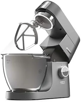 میکسر ایستاده کنوود مدل CHEF XL TITANIUM با بدنه فلزی، موتور 1700 وات، کاسه استیل 6.7 لیتری، 5 ابزار جانبی، مخلوط کن شیشه ای، چرخ گوشت و آسیاب چند منظوره KVL8430S نقره ای میکسر ایستاده کنوود مدل CHEF XL TITANIUM با بدنه فلزی، موتور 1700 وات، کاسه استیل 6.7 لیتری، 5 ابزار جانبی، مخلوط کن شیشه ای، چرخ گوشت و آسیاب چند منظوره KVL8430S نقره ای