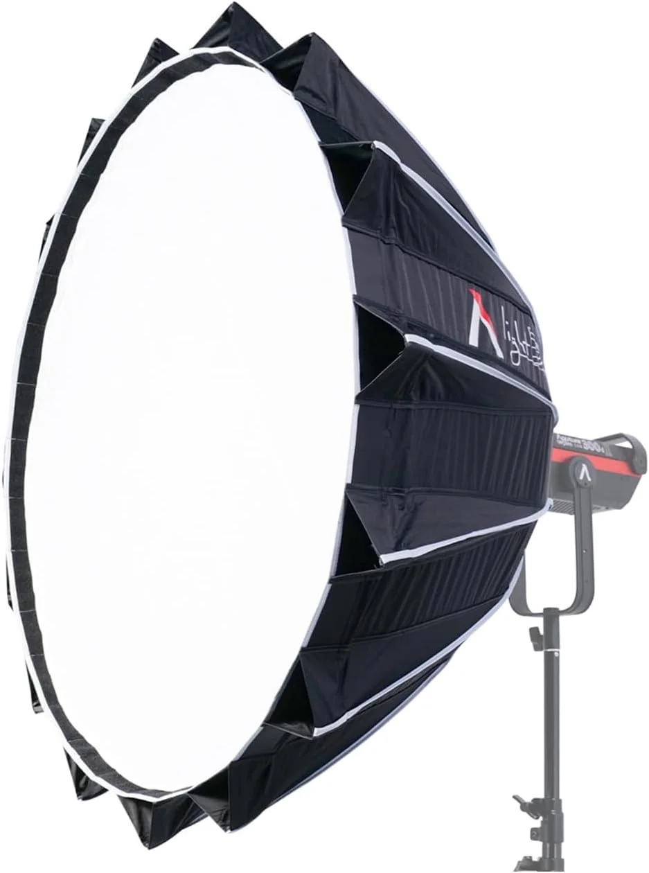 نرم باکس Aputure Light Dome III - قطر 89.0 x 60.0 سانتی متر، مانت بوئنز گرد: نصب سریع با طراحی تاشو، سازگار با Aputure، Amaran و سایر نورهای مداوم بوئنز