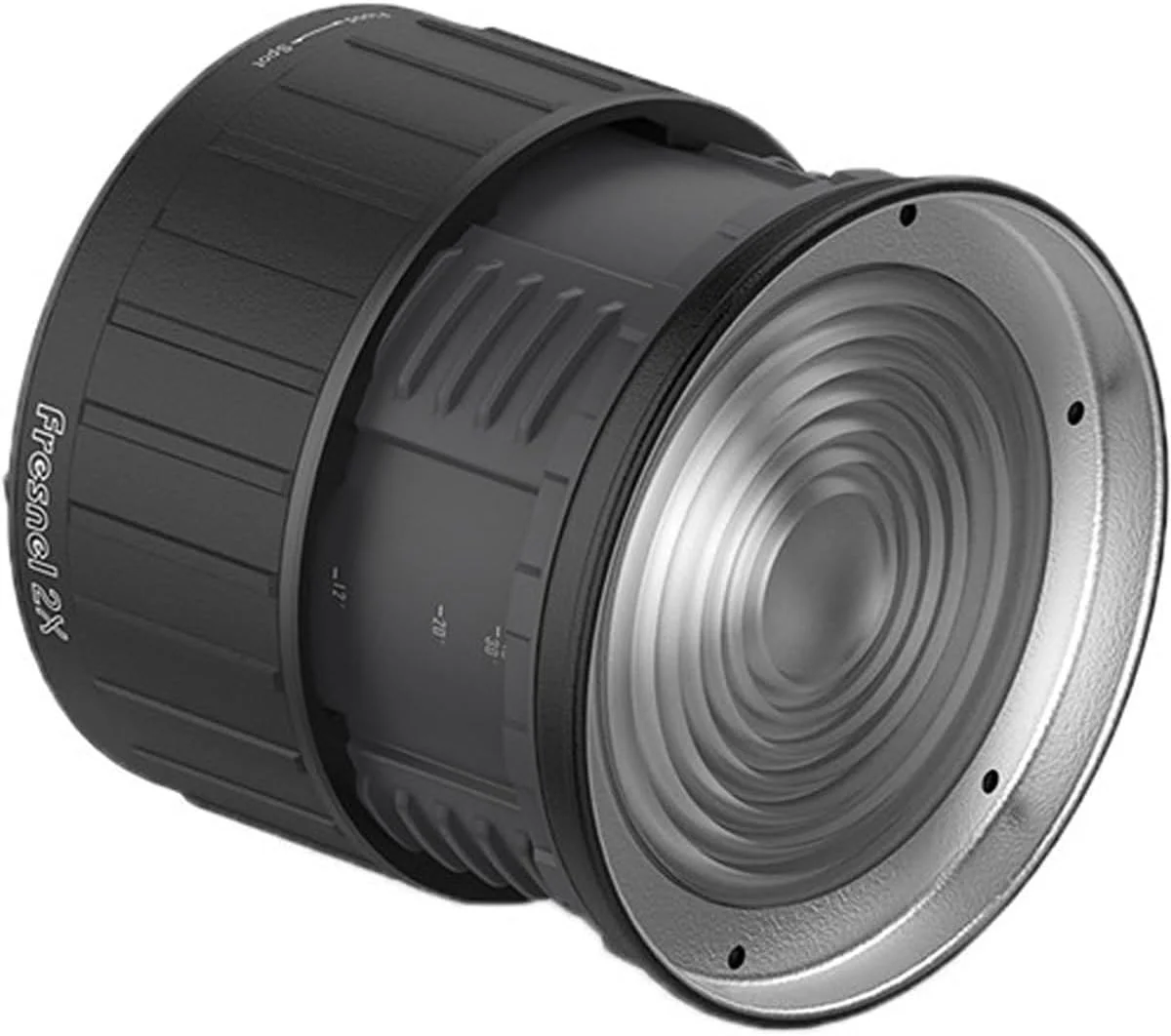 مانت لنز Aputure Fresnel 2X برای Aputure 120D ii، 300D، LS C300D و سایر چراغ‌های مانت بوئنز به همراه پارچه تمیزکننده DigiKit و کیف حمل