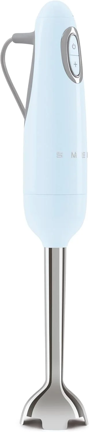 مخلوط کن دستی اسمگ مدل HBF03PBUK، طراحی رترو دهه 50، به همراه لوازم جانبی، سرعت متغیر، عملکرد توربو، آبی پاستلی، 1 سال گارانتی مخلوط کن دستی اسمگ مدل HBF03PBUK، طراحی رترو دهه 50، به همراه لوازم جانبی، سرعت متغیر، عملکرد توربو، آبی پاستلی، 1 سال گارانتی