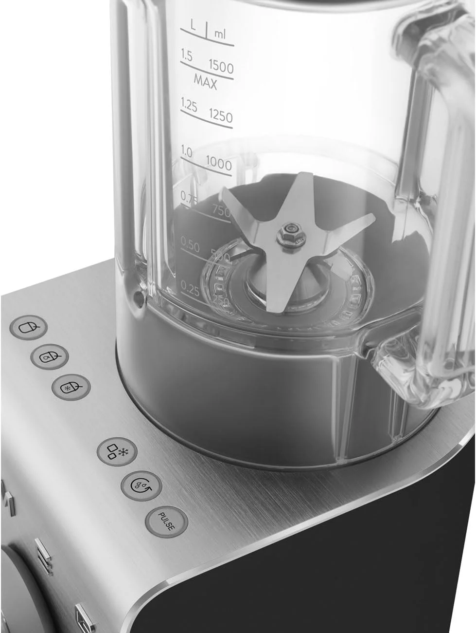 مخلوط کن پرقدرت Smeg BLC02BLMUK با پارچ 1.5 لیتری، 1400 وات، مشکی