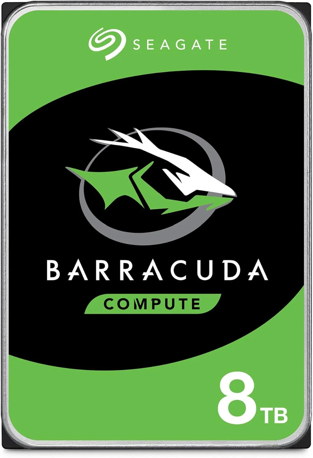 هارد دیسک داخلی سیگیت Barracuda با ظرفیت 8 ترابایت، 3.5 اینچ، 5400 دور در دقیقه، 256 مگابایت حافظه کش، SATA 6 گیگابیت بر ثانیه - ST8000DM004