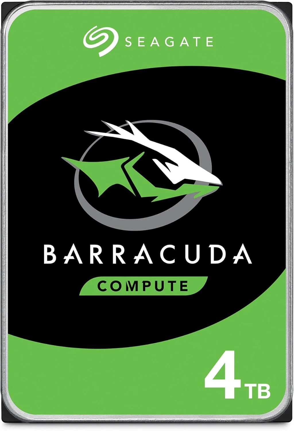 هارد دیسک داخلی سیگیت Barracuda با ظرفیت 4 ترابایت، 3.5 اینچ، 5400 دور در دقیقه، 256 مگابایت حافظه کش، SATA 6 گیگابیت بر ثانیه، مدل: ST4000DMZ04
